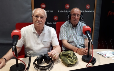 Pedro García i Juan Moreno de l'Associació de Veïns de Can Rull | Raquel García